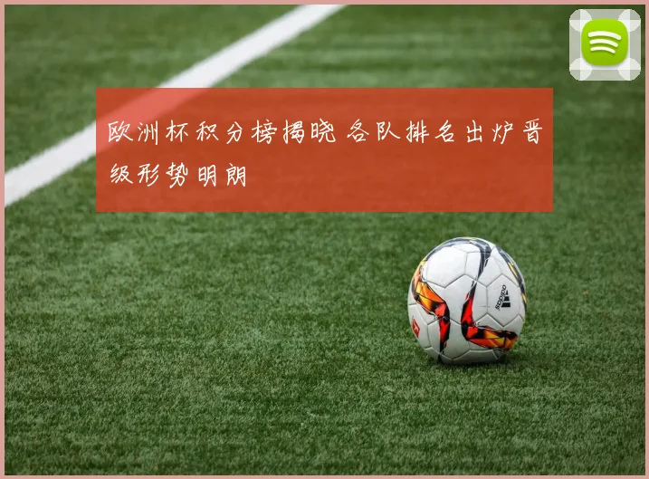 欧洲杯积分榜揭晓 各队排名出炉晋级形势明朗