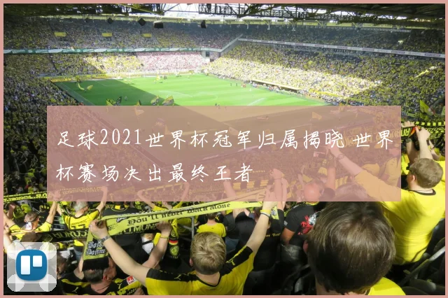 足球2021世界杯冠军归属揭晓 世界杯赛场决出最终王者